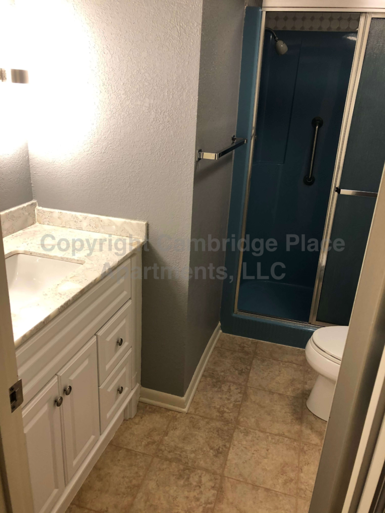 2nd bath, Cambridge Place Apartments, Iowa City