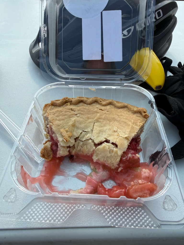 PIE served to cyclists during a RAGBRAI stop in Iowa